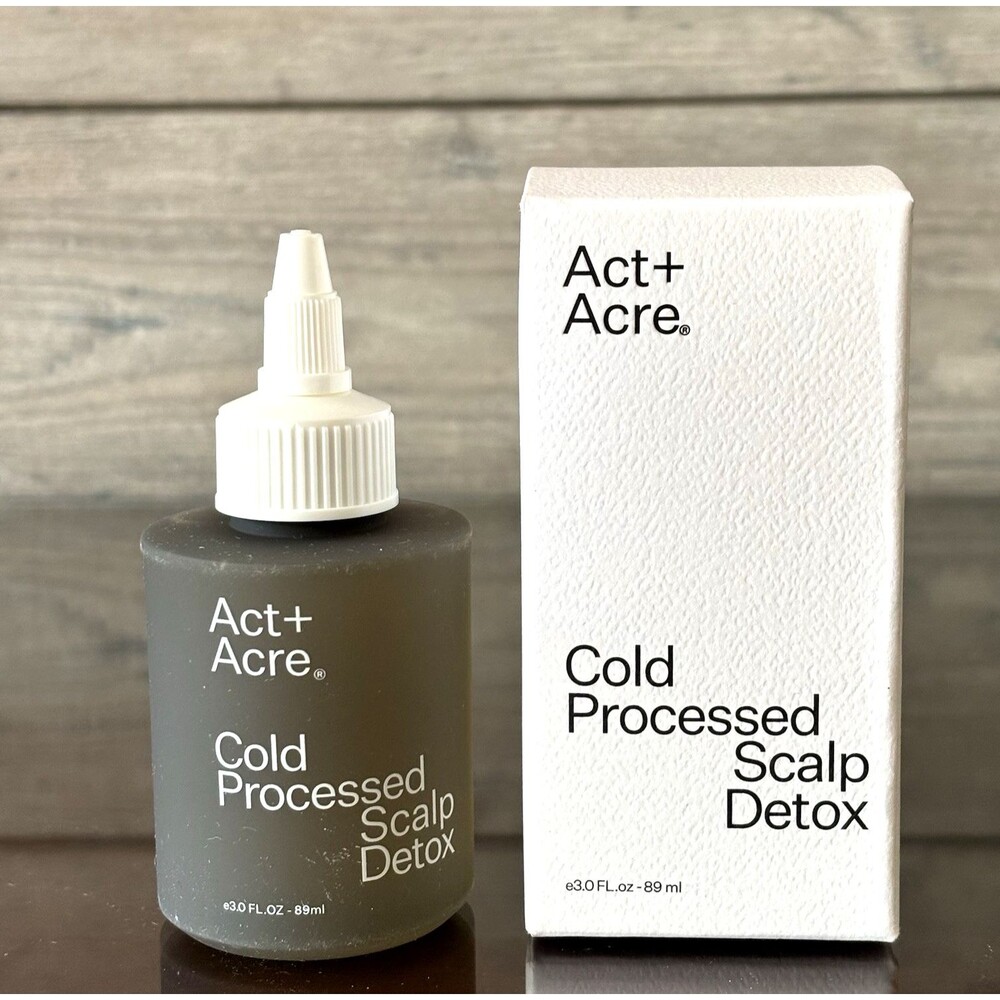 Act+Acre Cold Processed Scalp Detox Oil 3.0 fl oz /89ml. NEW in Box